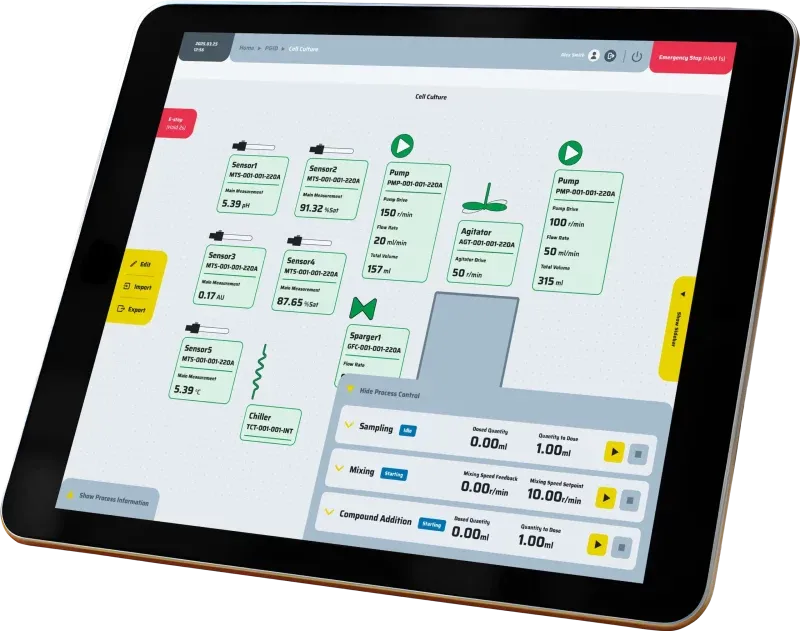 QB Control dynamic P&ID interface
